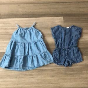 Baby Gap Dress & Romper Size 2